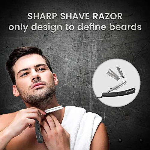 12 In 1 Beard Grooming Care Kit For Men, Dovich 100% Natural Beard Oil Leave-in Conditioner,Beard Apron Bib,Beard Razor,Beard Shampoo, Beard Balm, Beard Brush