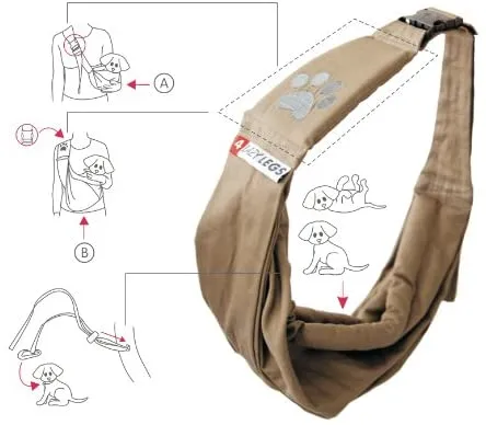 4 Lazy legs Canvas Cotton Carrier Sling