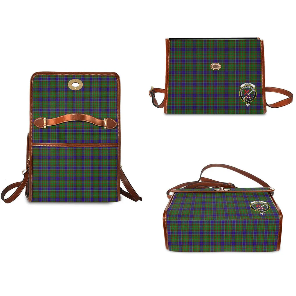 Adam Tartan Waterproof Canvas Bag with Family Crest