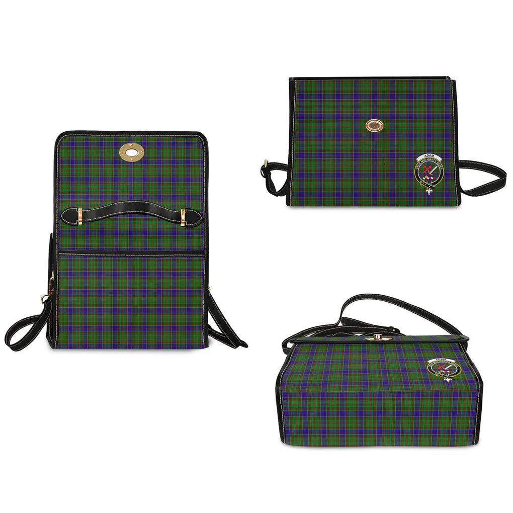 Adam Tartan Waterproof Canvas Bag with Family Crest