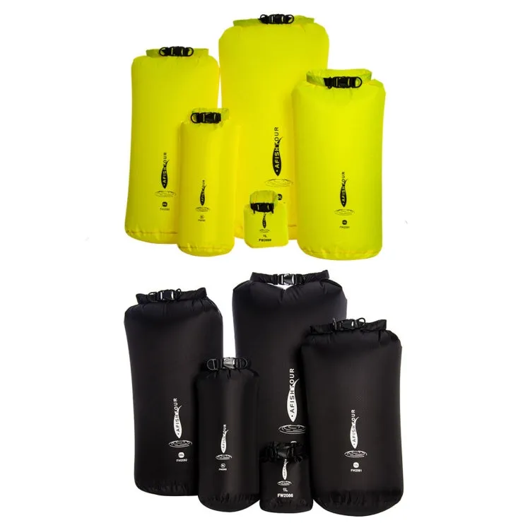 AFISHTOUR Outdoor Bunch Storage Bag Multi-Function Light Thin Waterproof Storage Bag, Size: 10L(Black)