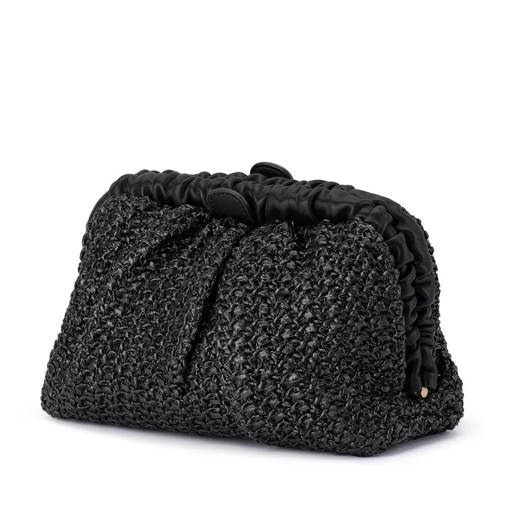 AMALIA PETITE Gathered Clutch
