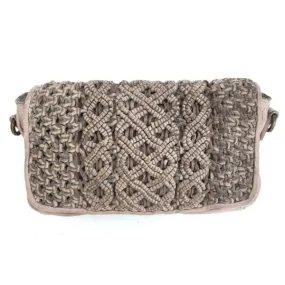 Art N' Vintage - Millen Foldover Clutch Taupe