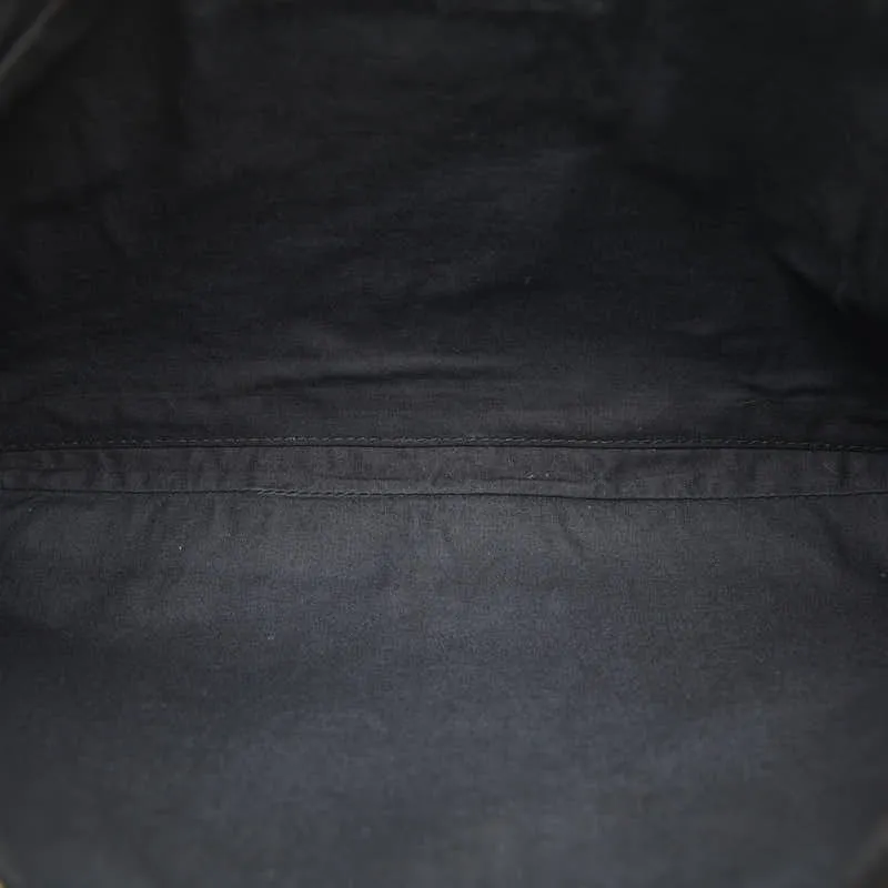 Balenciaga Canvas Leather Navy Clip L Clutch Bag 373840
