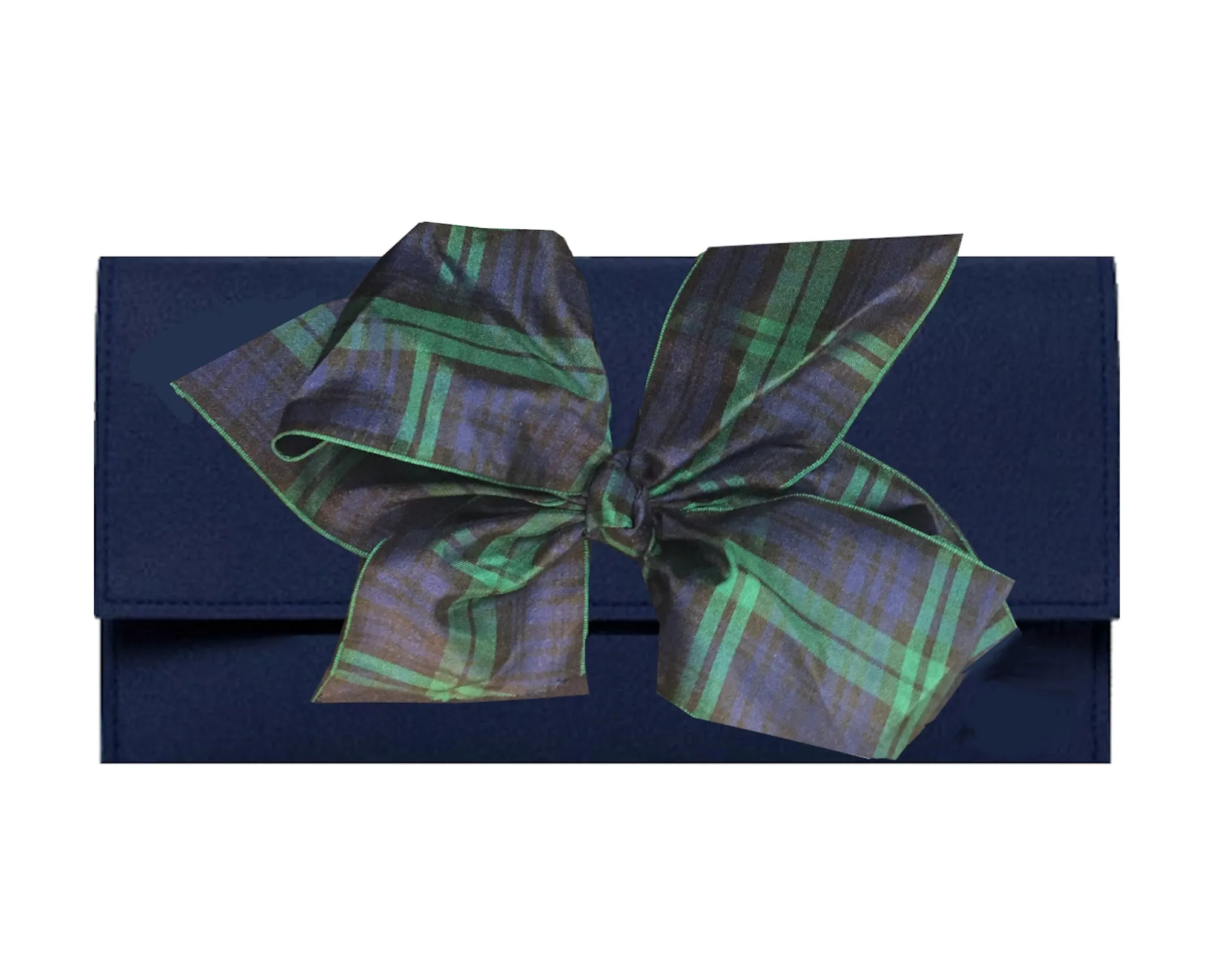Black Watch Plaid Bow, Interchangeable