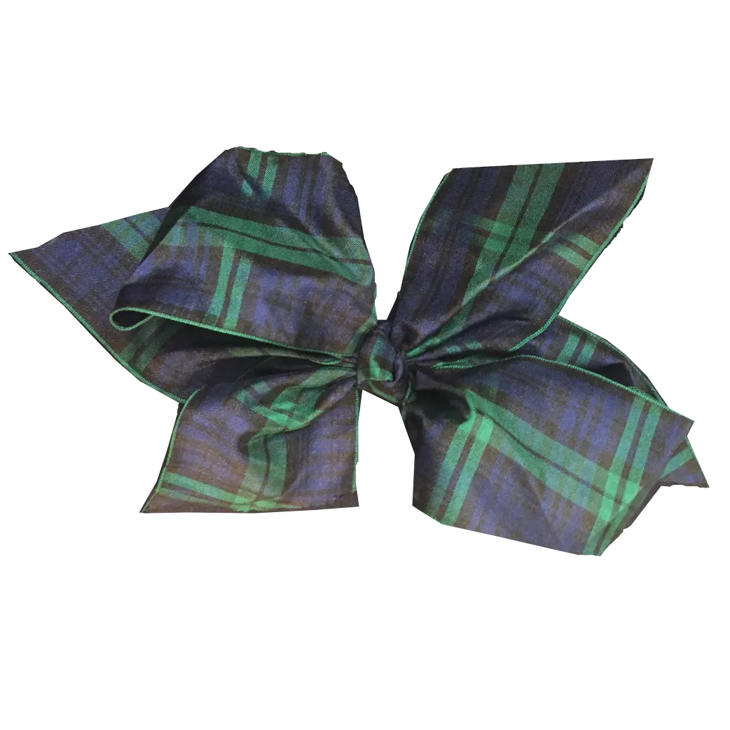 Black Watch Plaid Bow, Interchangeable