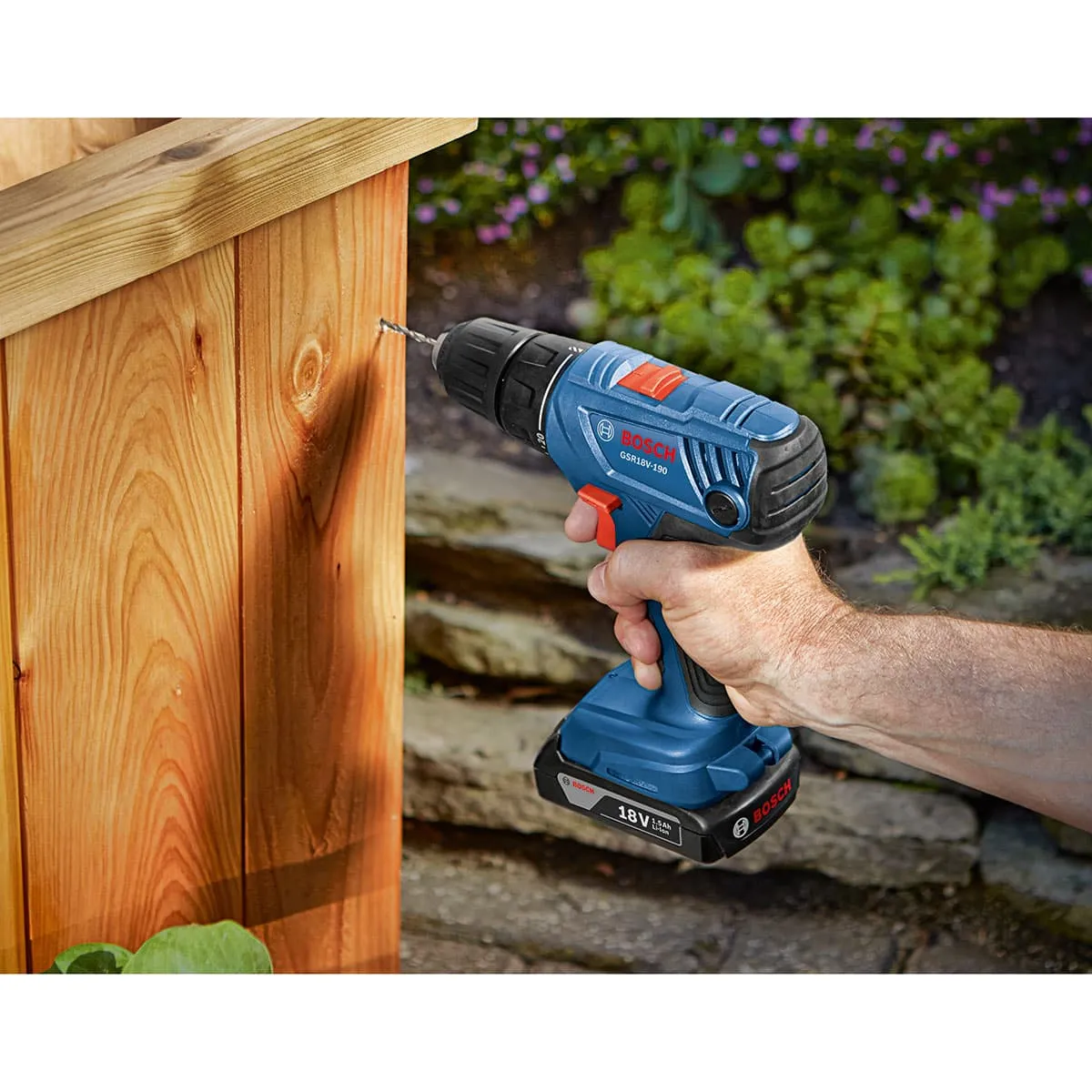 Bosch GSR18V-190B22 18V Compact 1/2" Drill/Driver Kit with 2-SlimPack Batteries