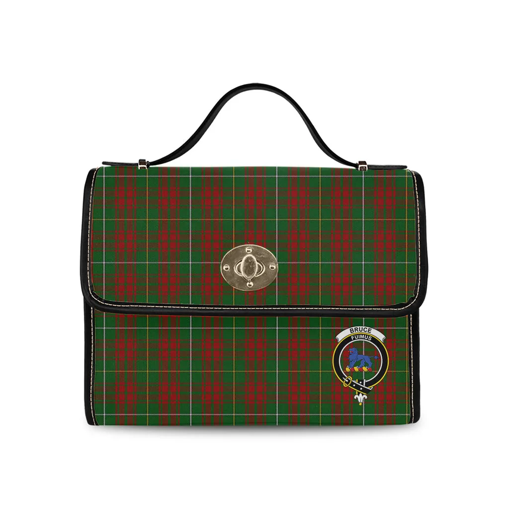 Bruce Hunting Tartan Waterproof Canvas Bag with Family Crest