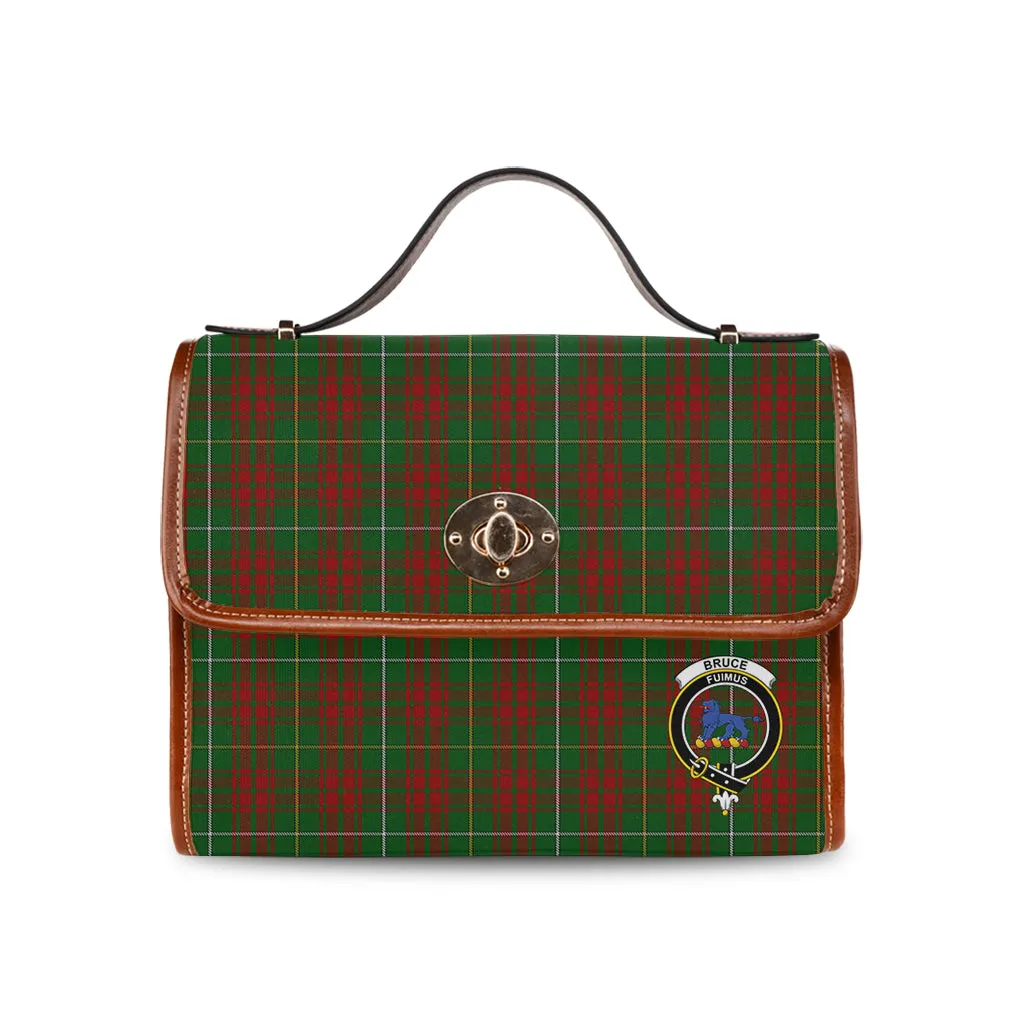 Bruce Hunting Tartan Waterproof Canvas Bag with Family Crest