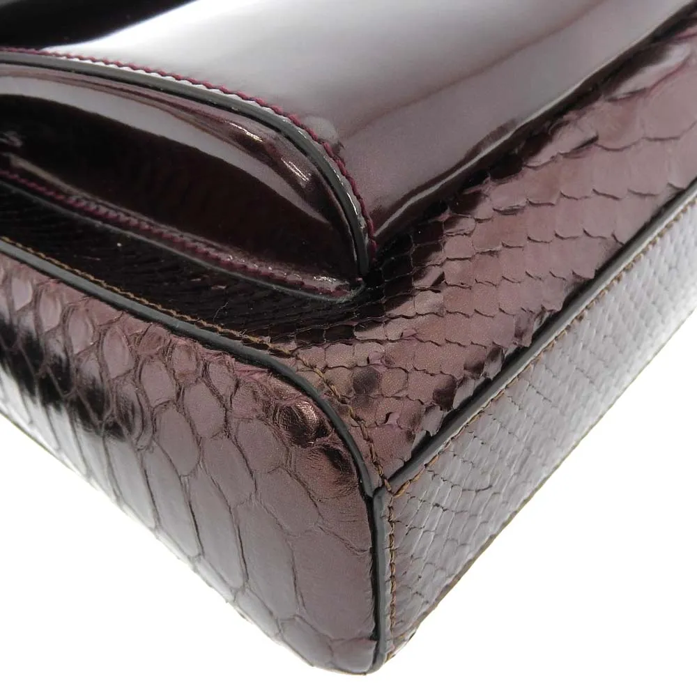 Brunello Cucinelli Python Leather 2WAY Clutch Bag