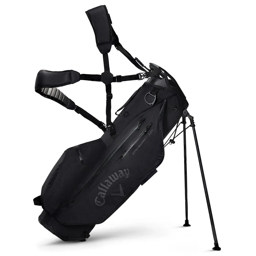 Callaway Fairway C Hyper Dry Waterproof Stand Bag - Black Camo/Royal