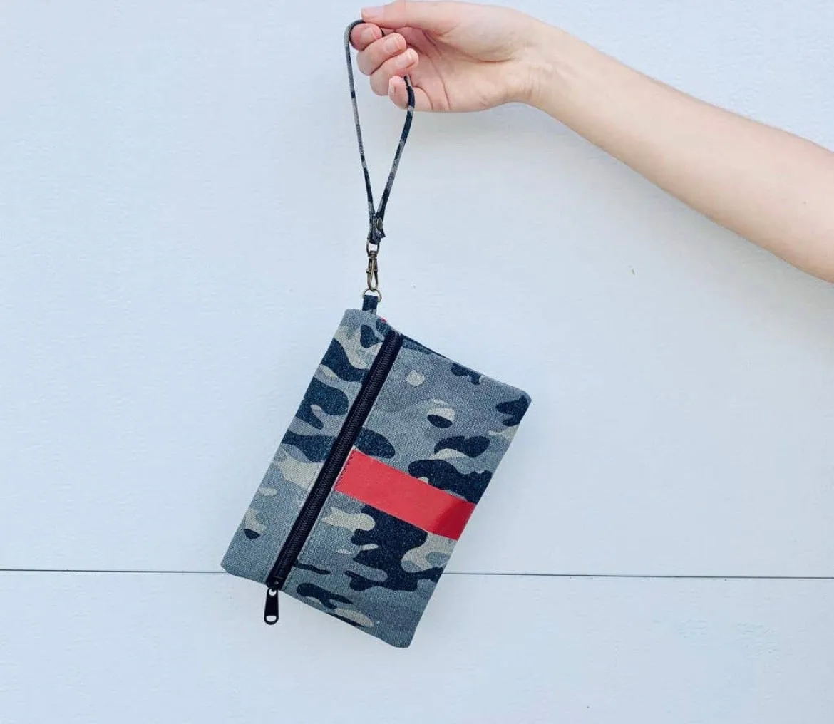 Camo Wristlet