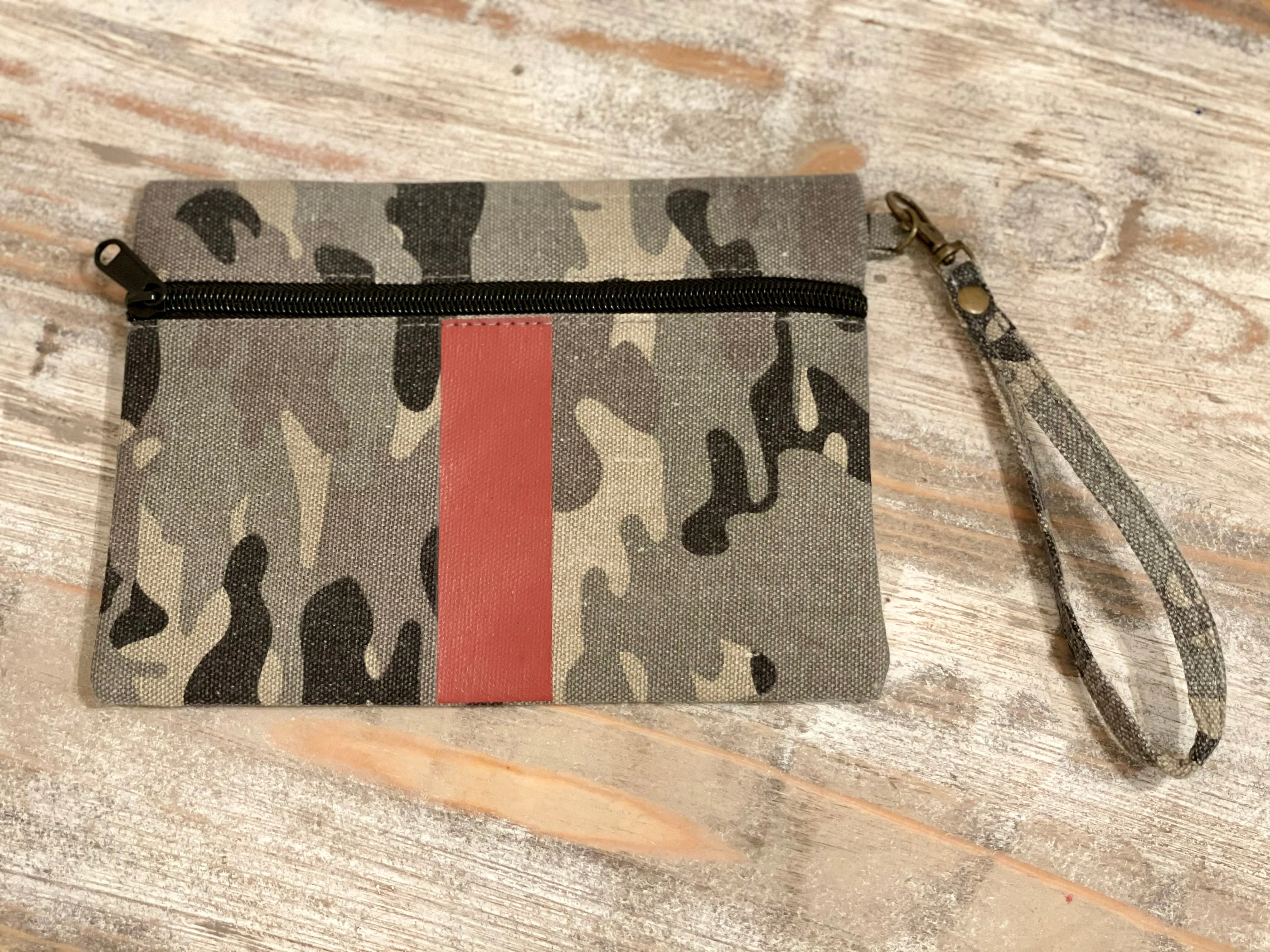 Camo Wristlet