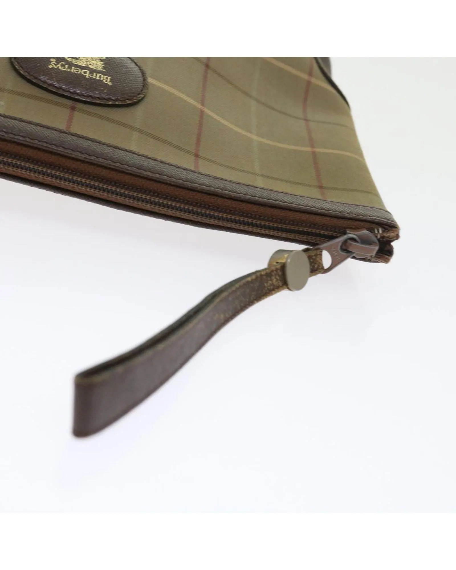 Canvas Clutch Bag with Nova Check Design