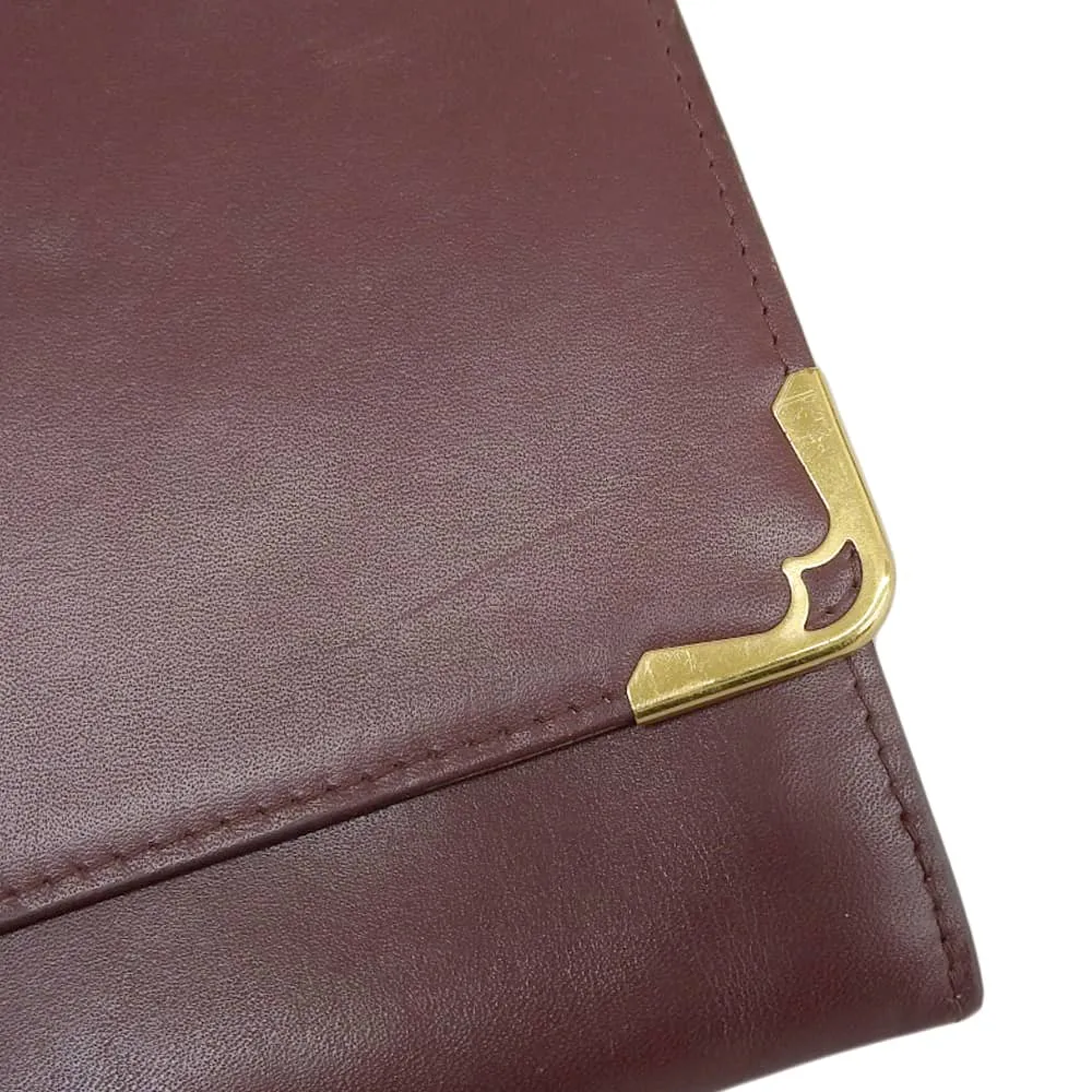 Cartier Leather Clutch Bag