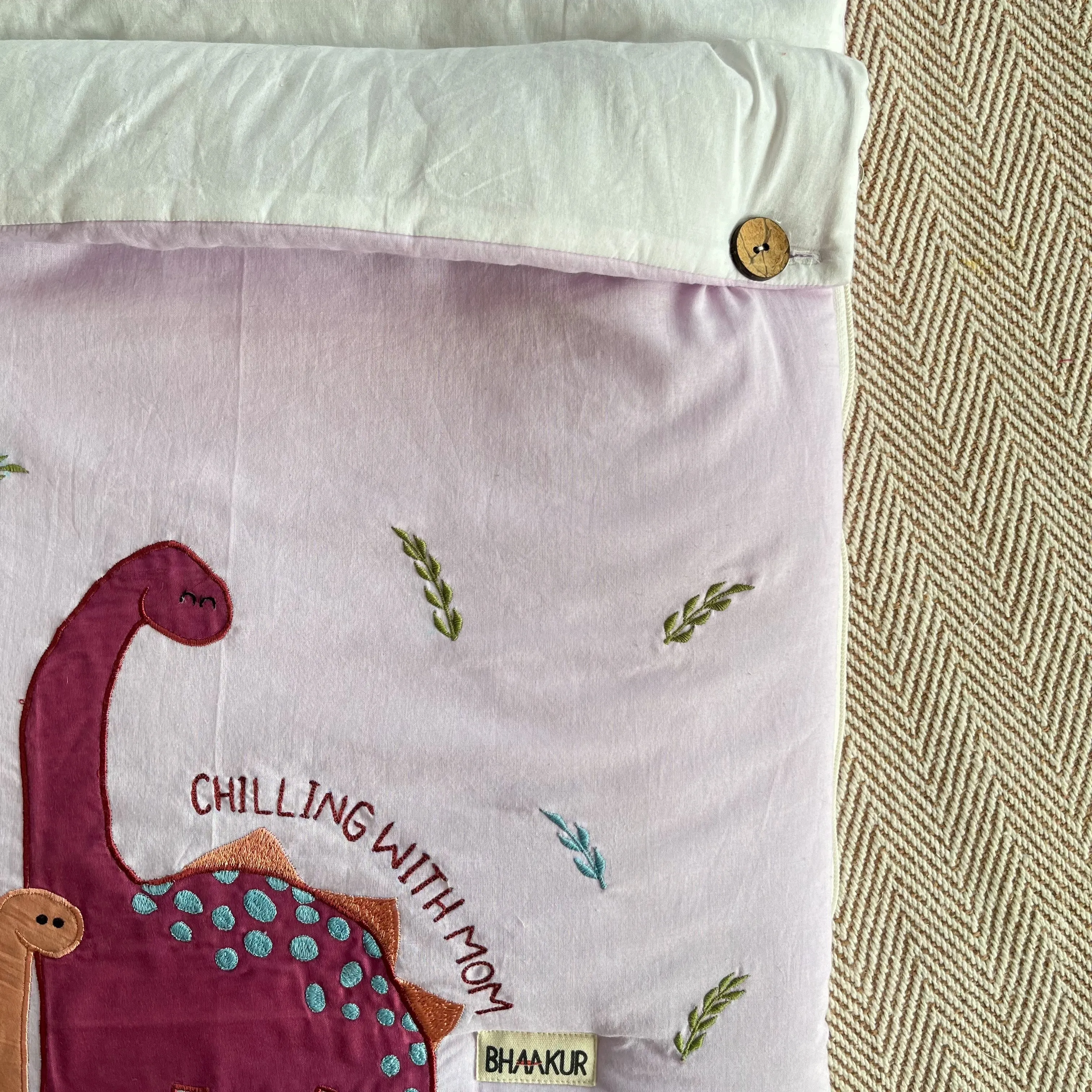 Chilling With Mom Dino -  Baby Carrier Nest