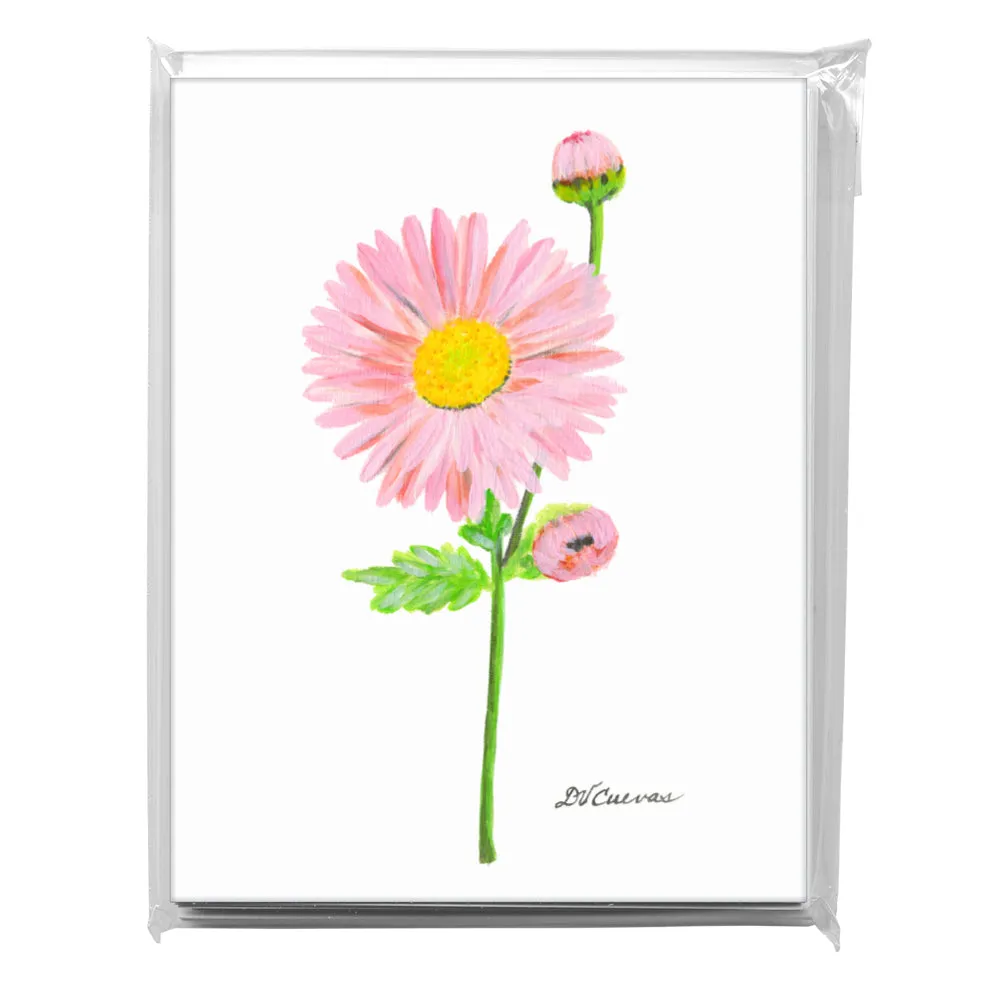 Chrysanthemum Blooms, Greeting Card (7820)