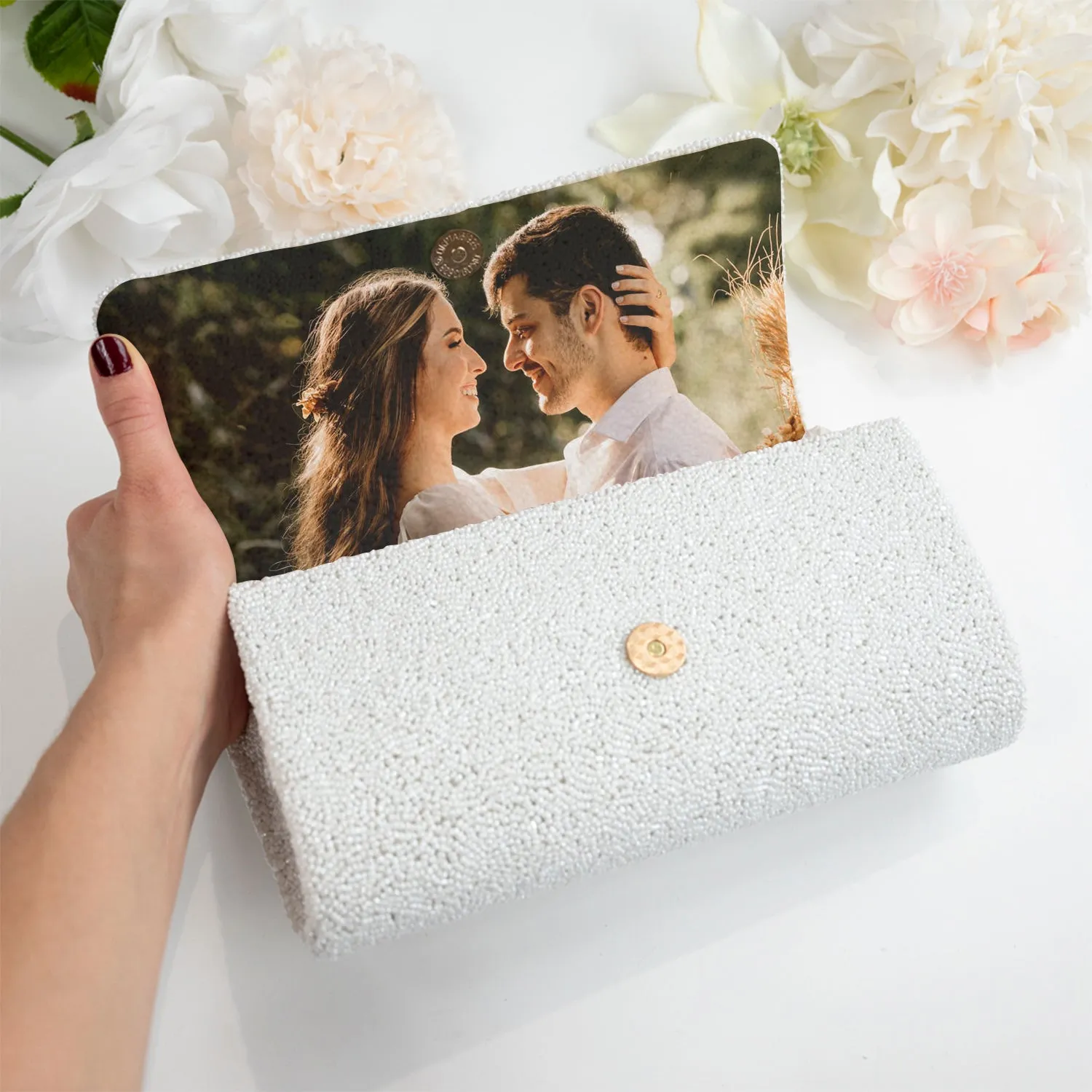 Custom Mrs Clutch Purse with Photo (FOG)