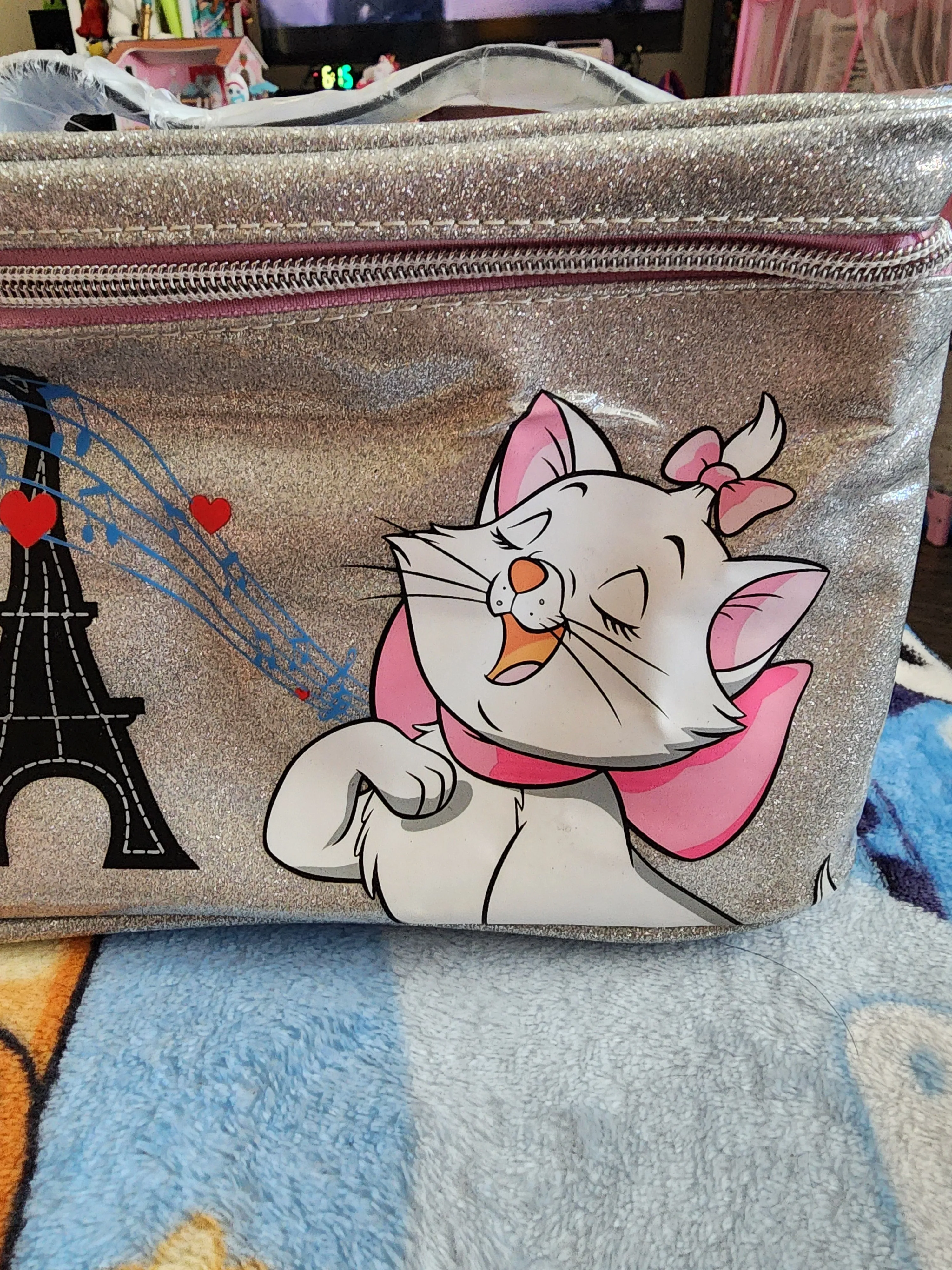 Danielle Nicole Disney Marie Cosmetic Bag