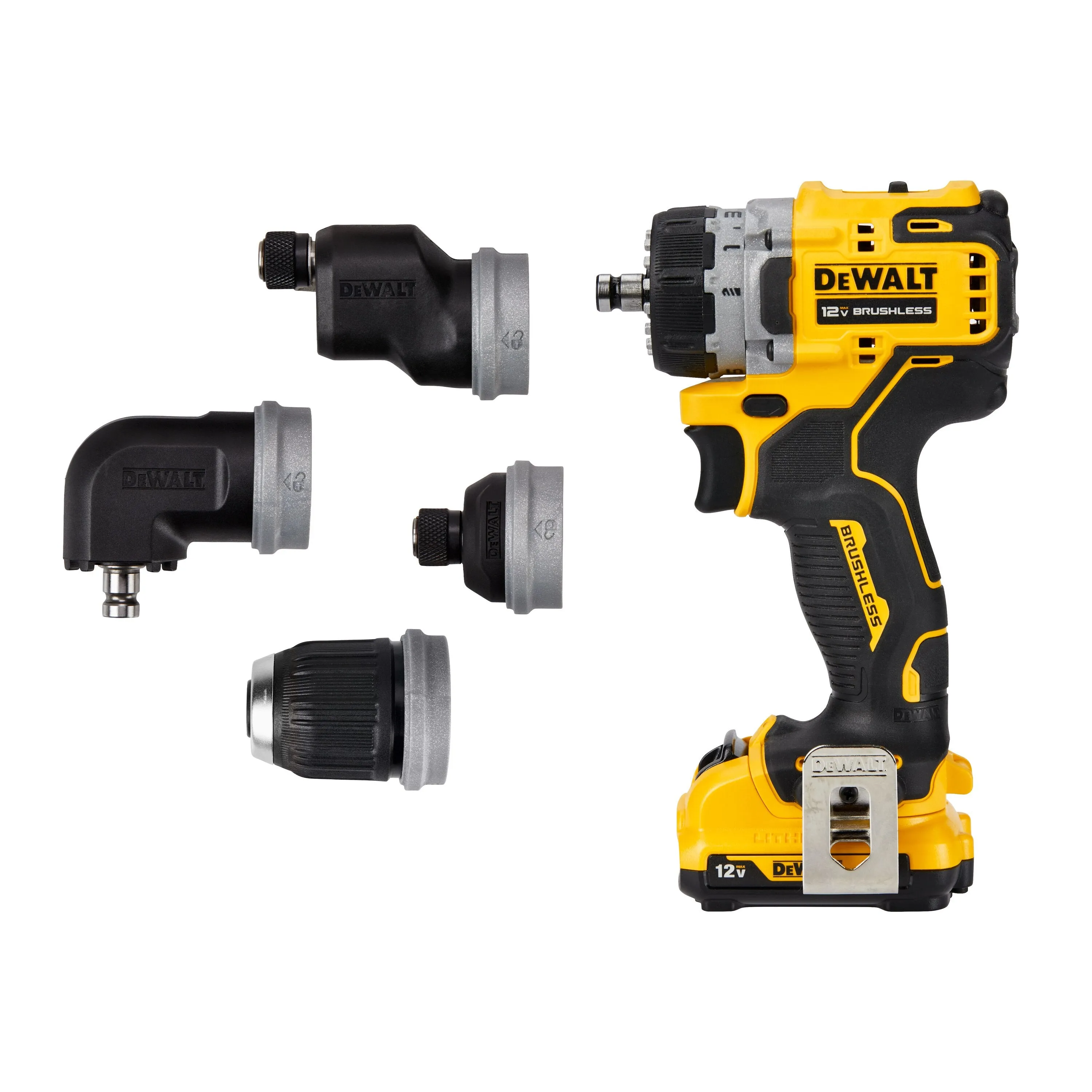 DeWalt DCD703F1 XTREME 12V MAX Brushless Cordless 5-In-1 Drill/Driver Kit