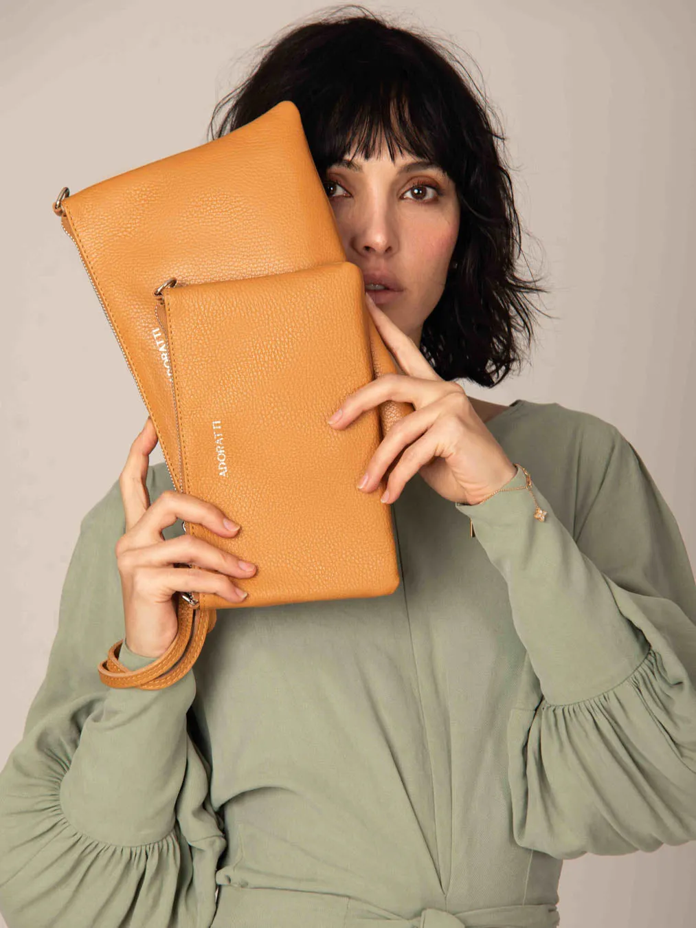Eleganza Duo-Size Leather Purse (Bundle)
