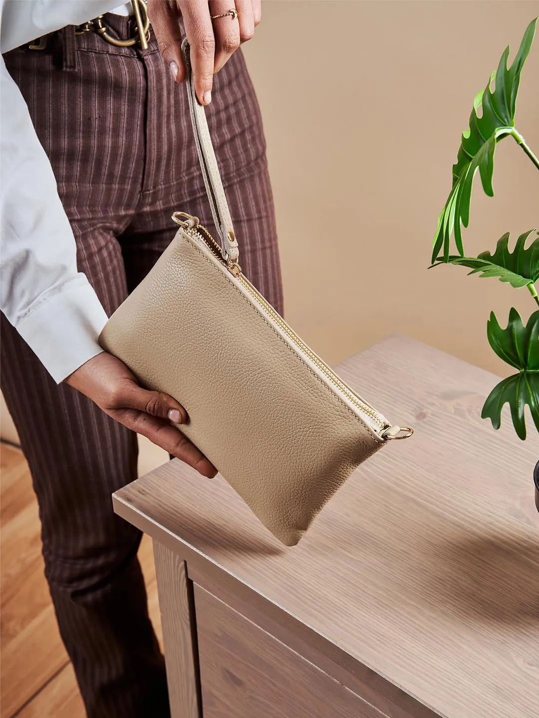 Eleganza Duo-Size Leather Purse (Bundle)