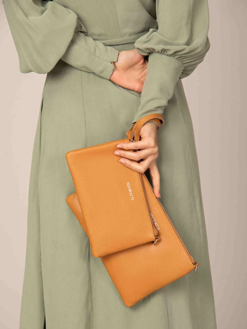 Eleganza Duo-Size Leather Purse (Bundle)