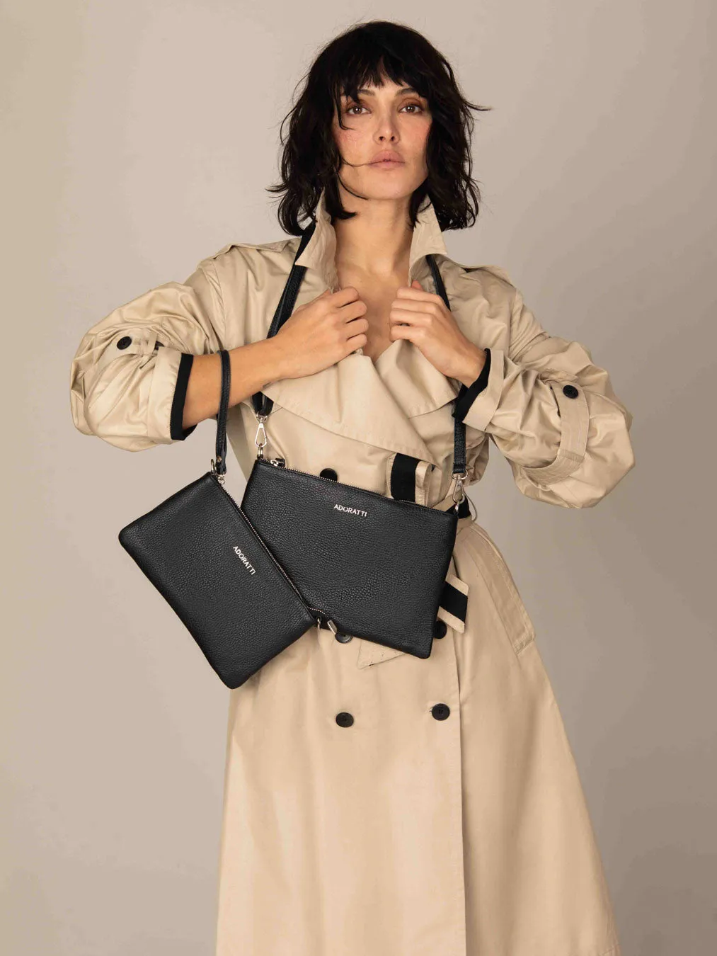 Eleganza Duo-Size Leather Purse (Bundle)