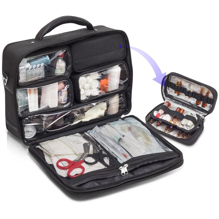 Elite Doctor's Bag - Black Twill Nylon - Clearance