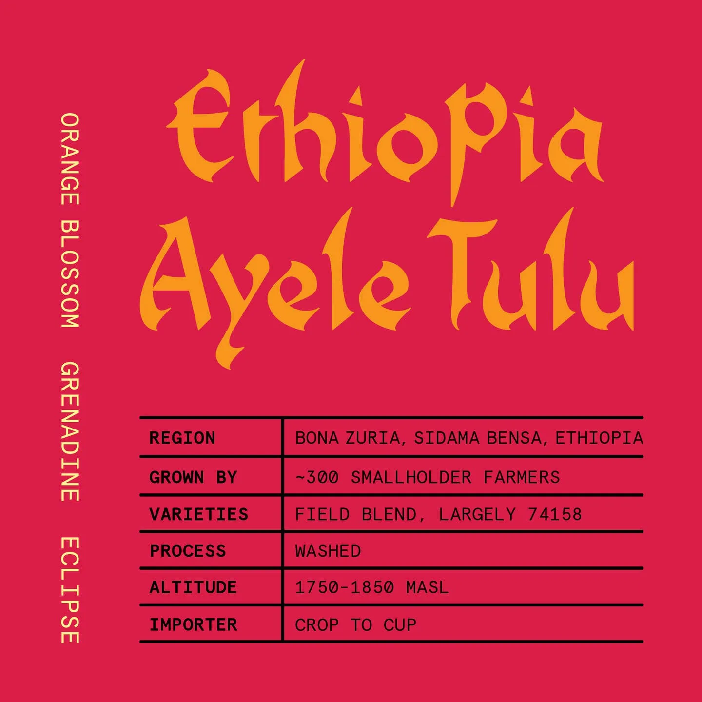 Ethiopia Ayele Tulu Coffee