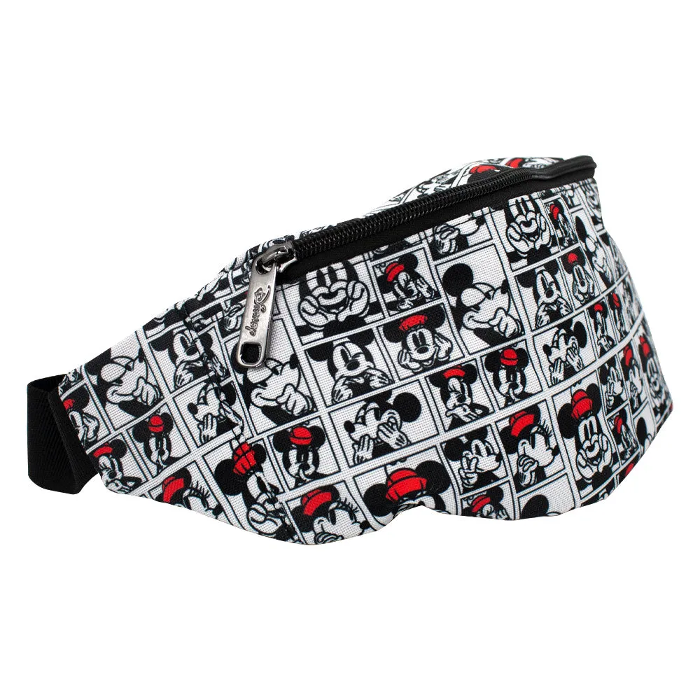 Fanny Pack - Mickey and Minnie Expression Blocks White Black Red