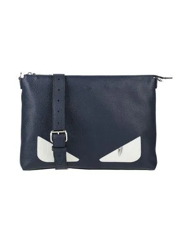 Fendi Man Cross-body bag Dark blue -- --