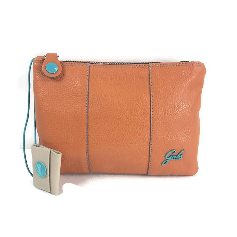 Gabs Bag: Matte Leather Crossbody/Clutch