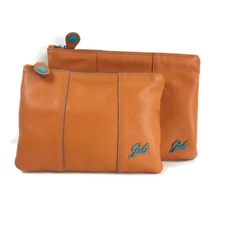 Gabs Bag: Matte Leather Crossbody/Clutch