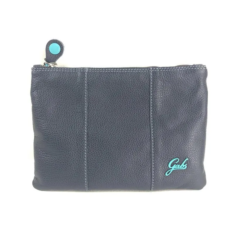 Gabs Bag: Matte Leather Crossbody/Clutch