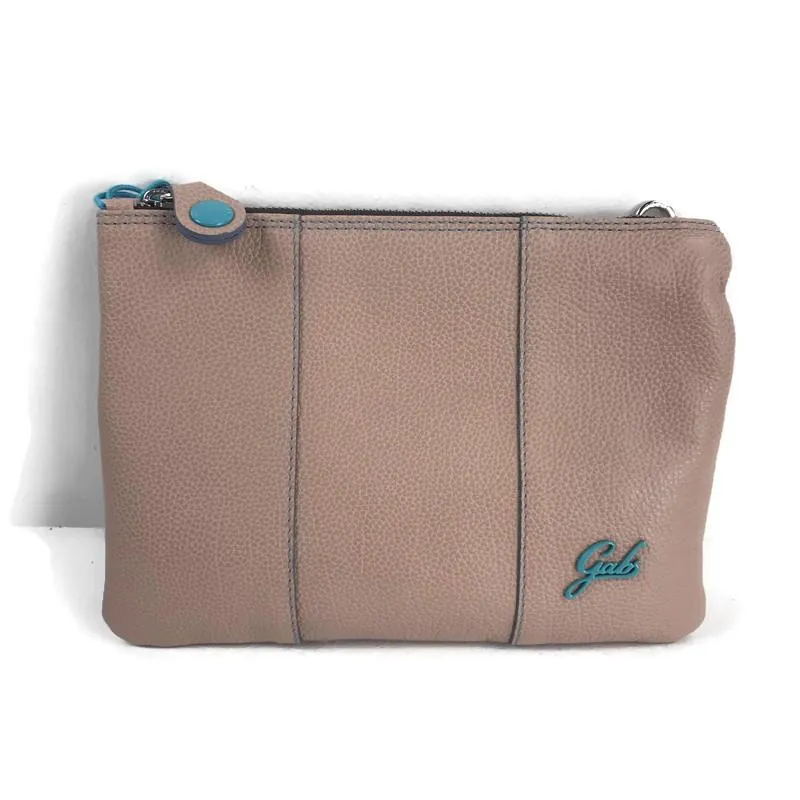 Gabs Bag: Matte Leather Crossbody/Clutch