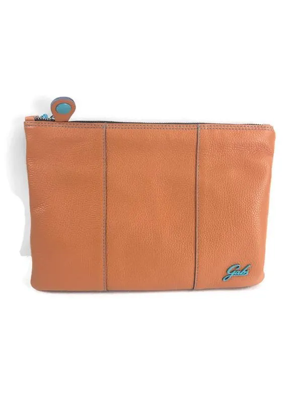 Gabs Bag: Matte Leather Crossbody/Clutch