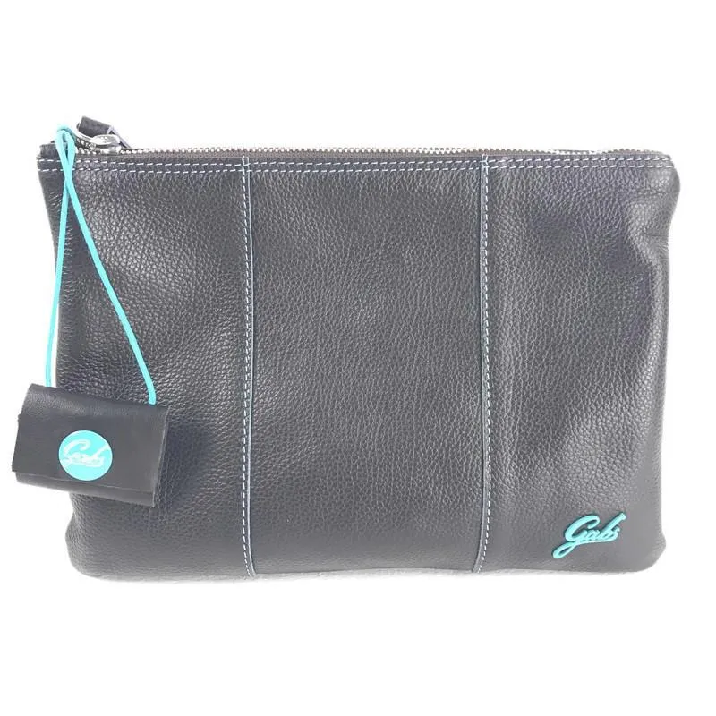 Gabs Bag: Matte Leather Crossbody/Clutch