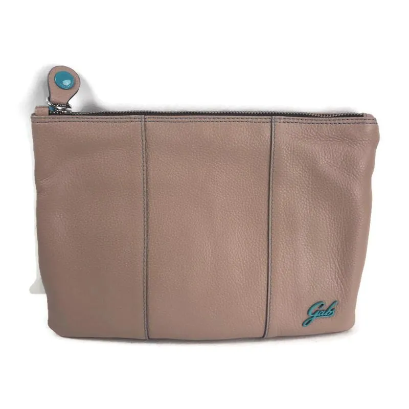 Gabs Bag: Matte Leather Crossbody/Clutch