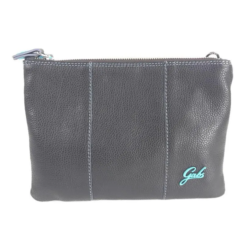 Gabs Bag: Matte Leather Crossbody/Clutch