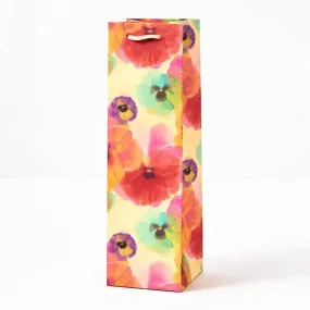Gift Bag Bottle - Pressed Pansy