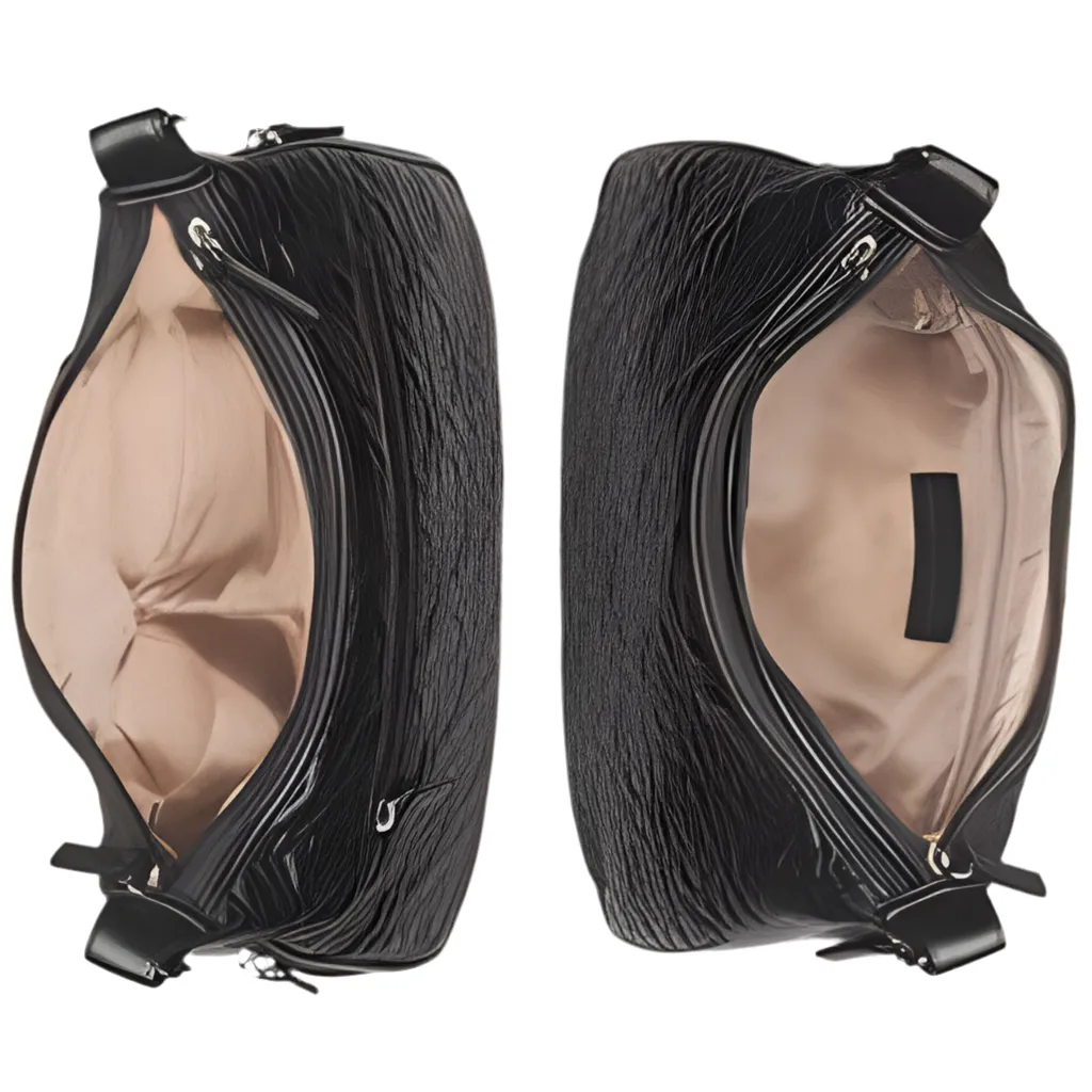 GTM Original Embroidered Lambskin Classic Hobo Purse
