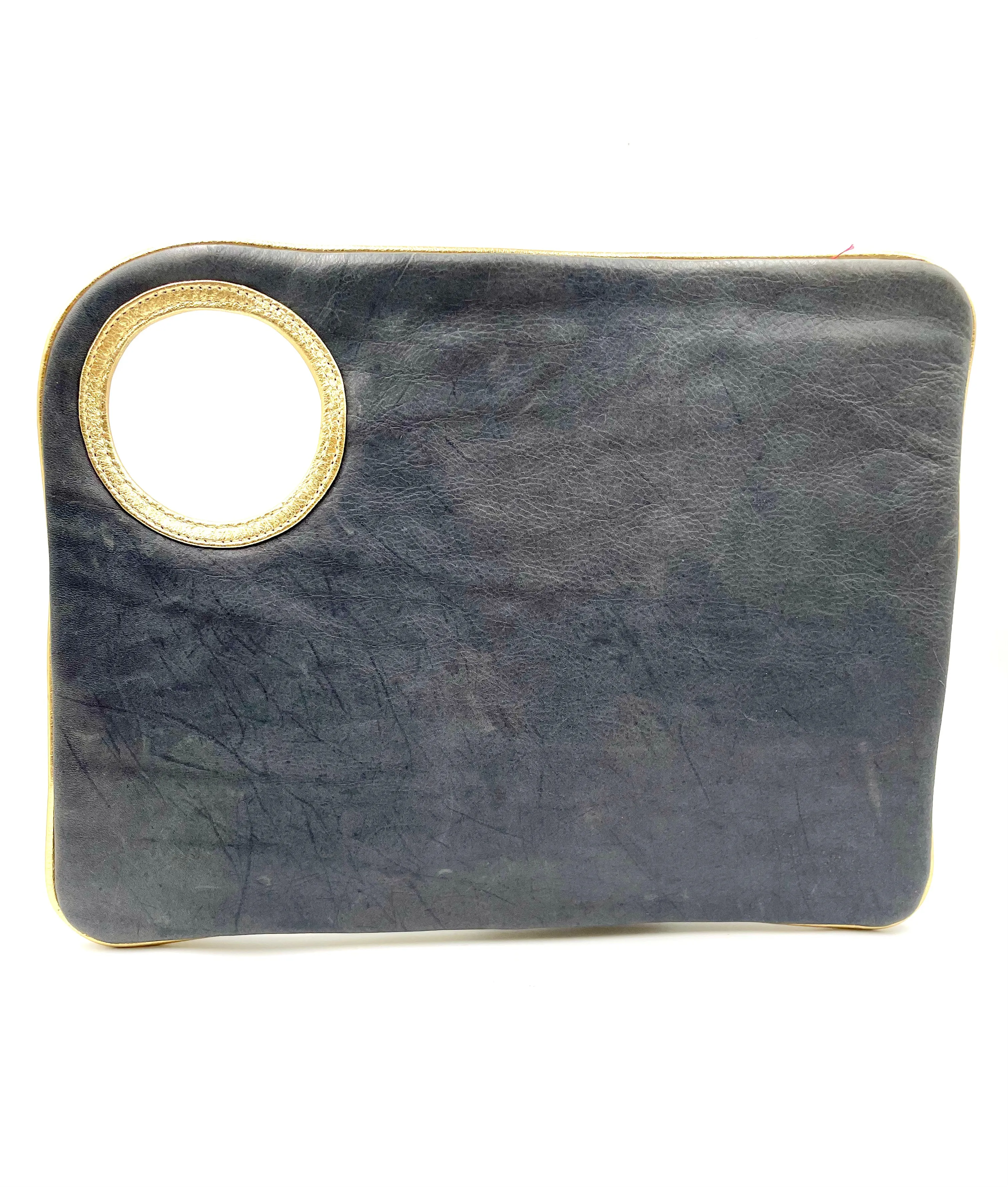 Hands-Free Bracelet Bag - Large Clutch Grey gold final sale