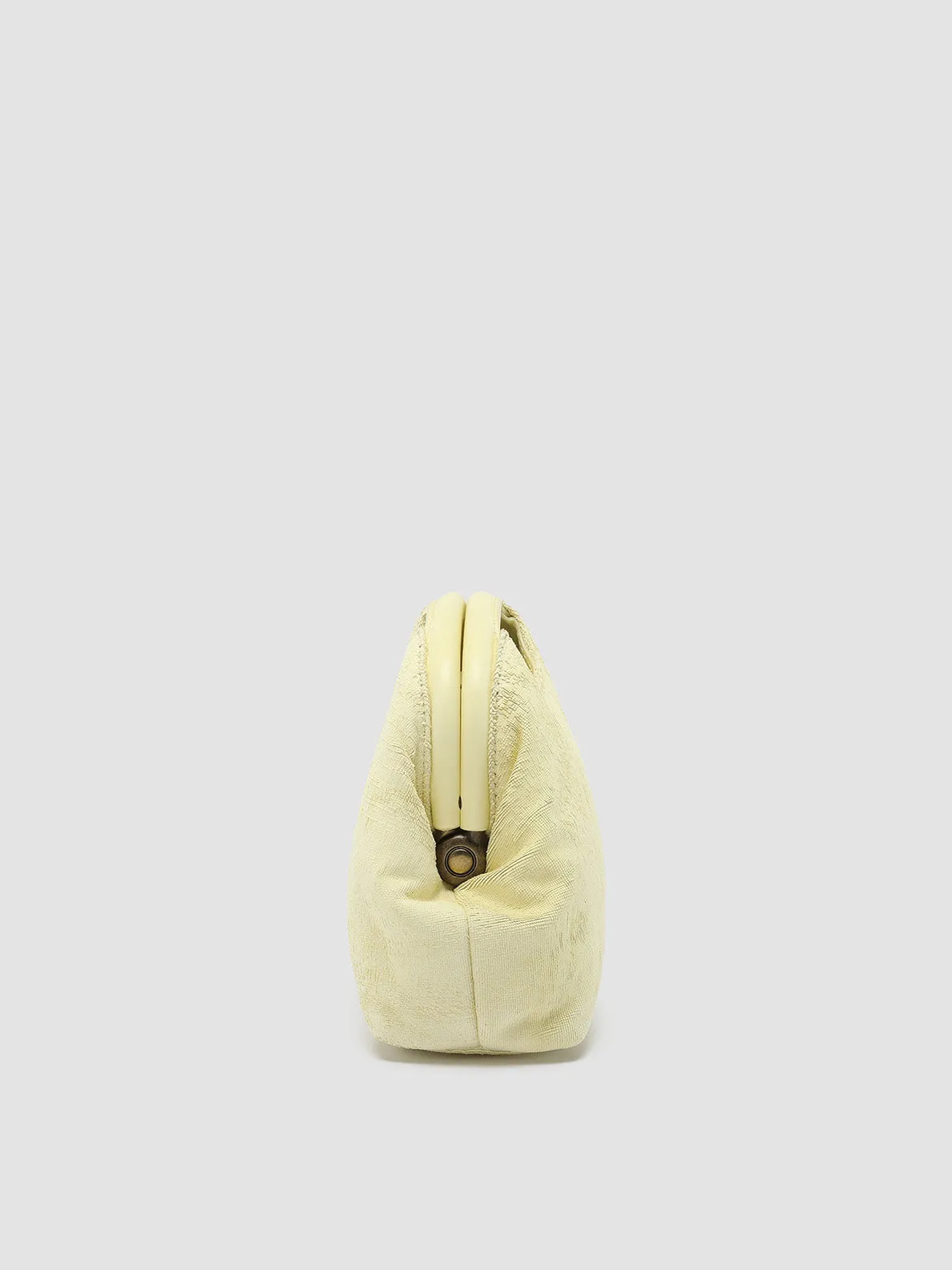 HELEN 15 - Ivory Leather Clutch Bag