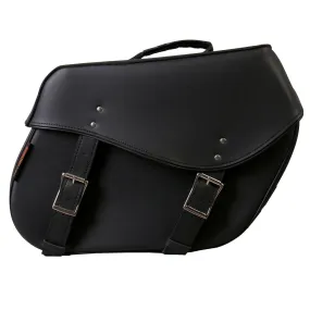 Hot Leathers Large Wide 2-Buckle Pvc Saddle Bags