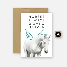 Hunt Seat Paper Co. - Condolences Equestrian Horse Grief Greeting Card