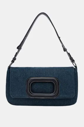HVISK CLUTCH (ESME DENIM) BLUE INK