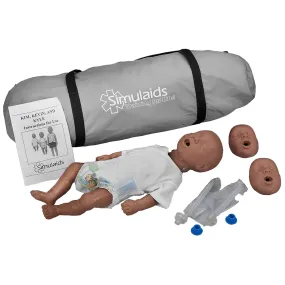 Kim™ Newborn CPR Manikin with Carry Bag - Dark