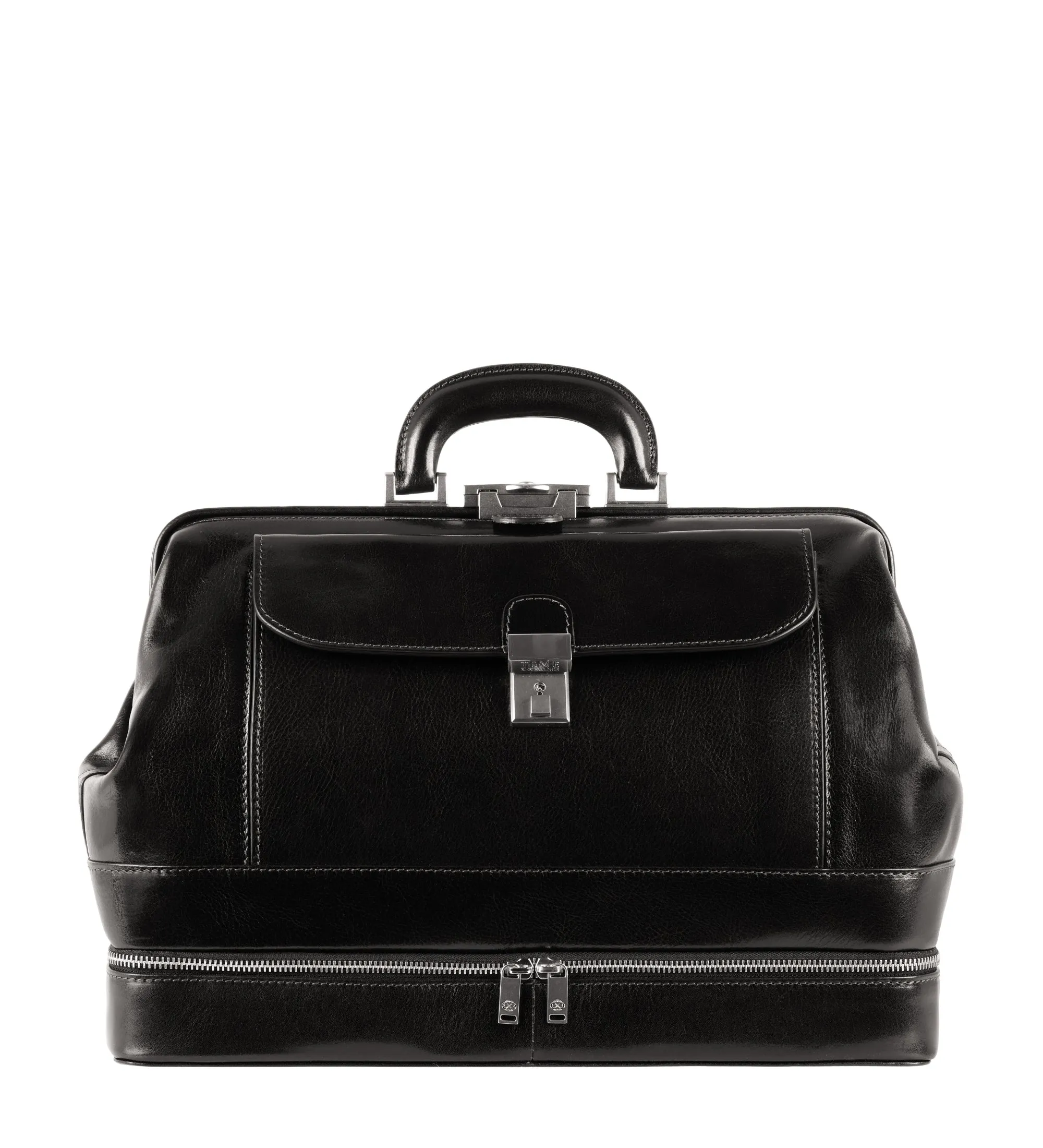 Large Full Grain Italian Leather Doctor Bag - The Master and Margarita