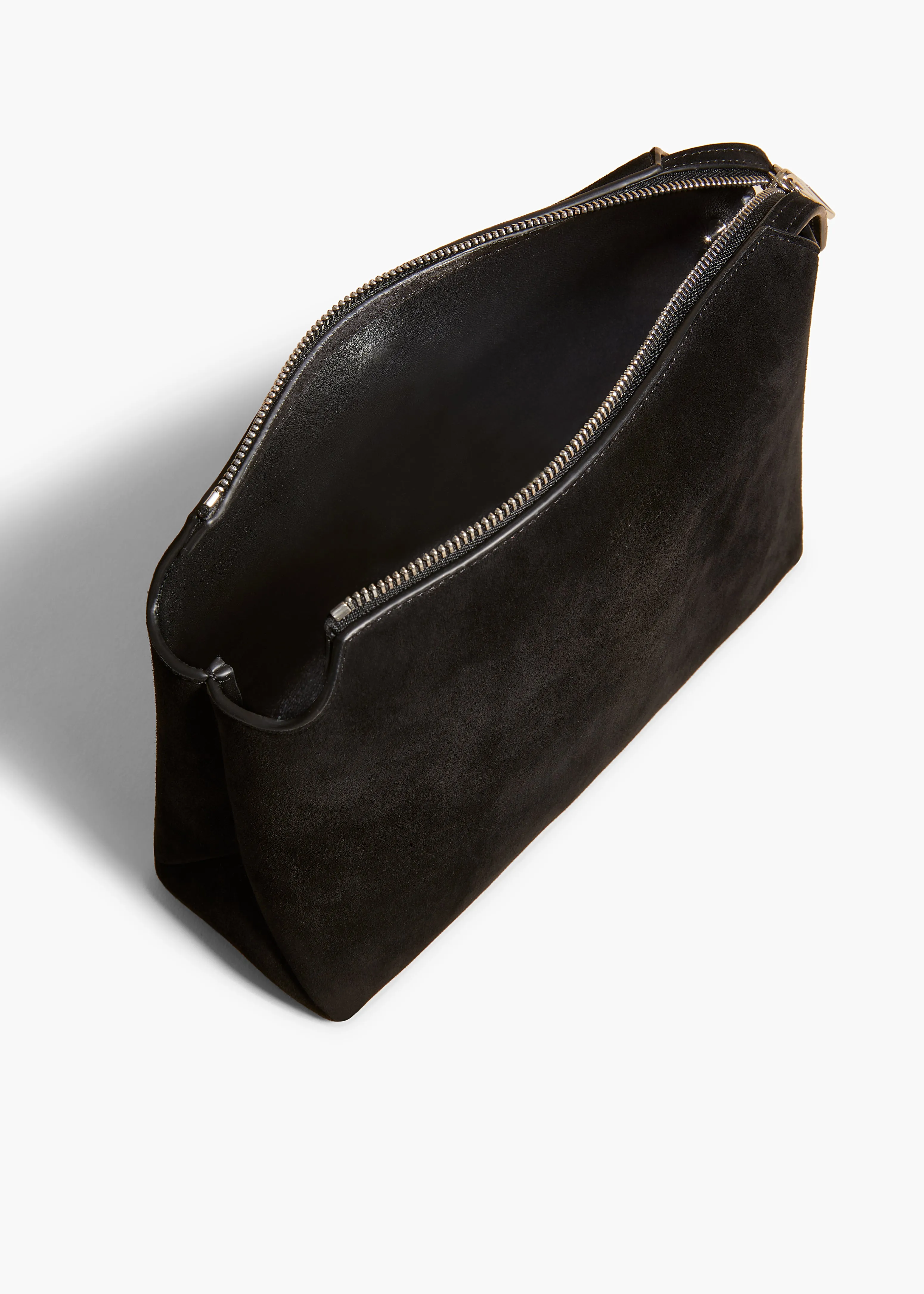 Lina Crossbody Bag in Black Suede